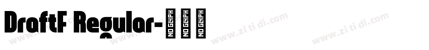 DraftF Regular字体转换